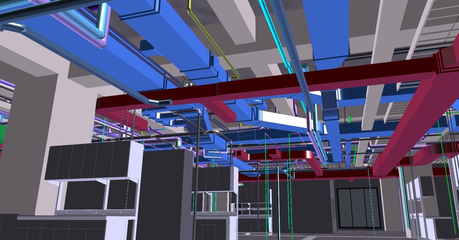 【長庚醫院】3D樓層管線圖2