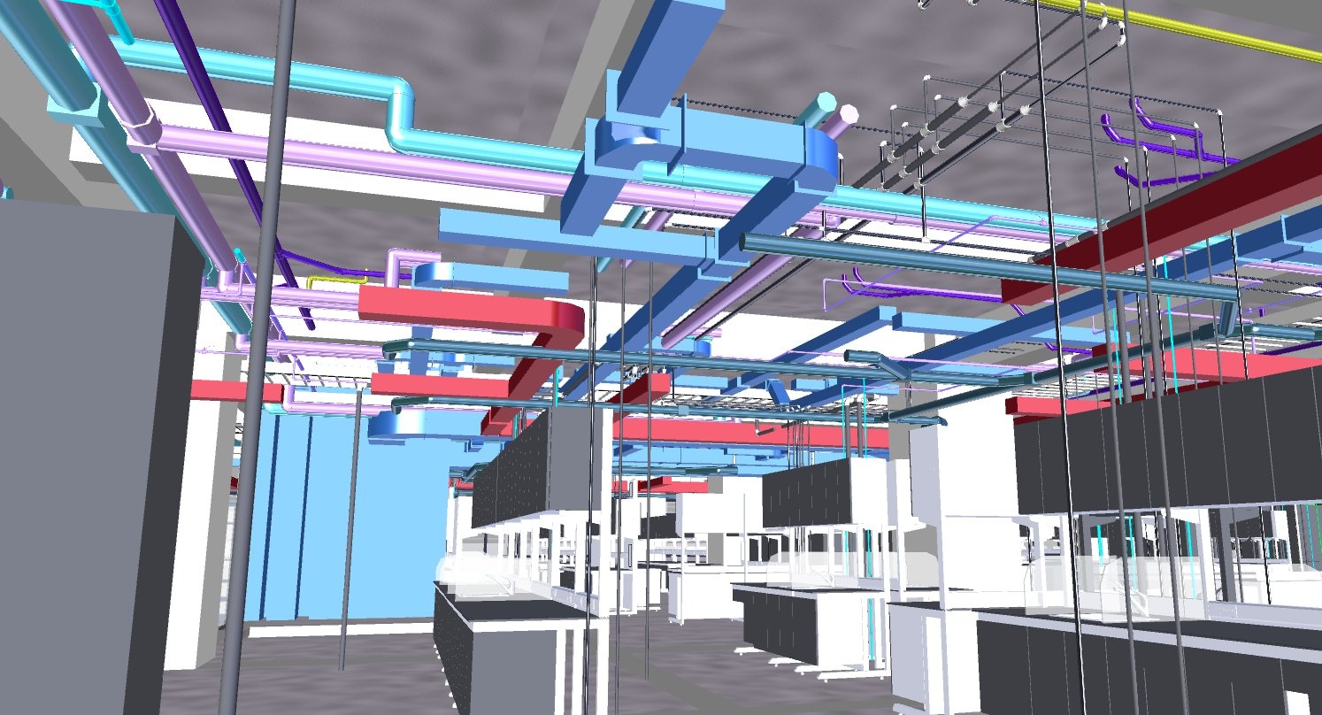 【長庚醫院】3D樓層管線圖3